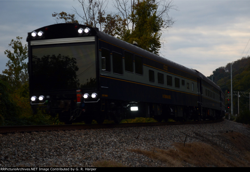 Theater car W. Thomas Rice brings up the rear of the P00112